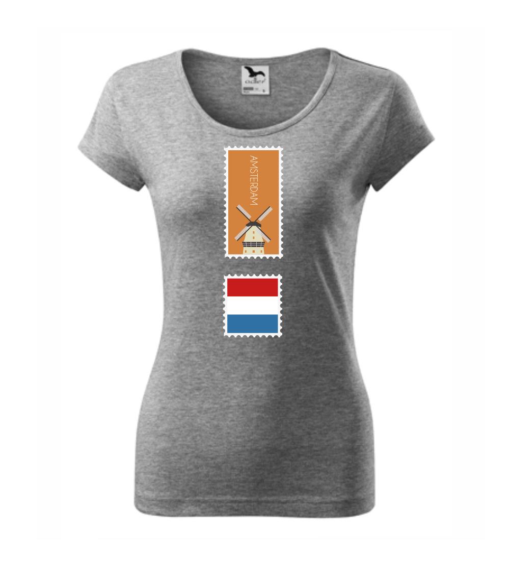 Amsterdam známka barevná