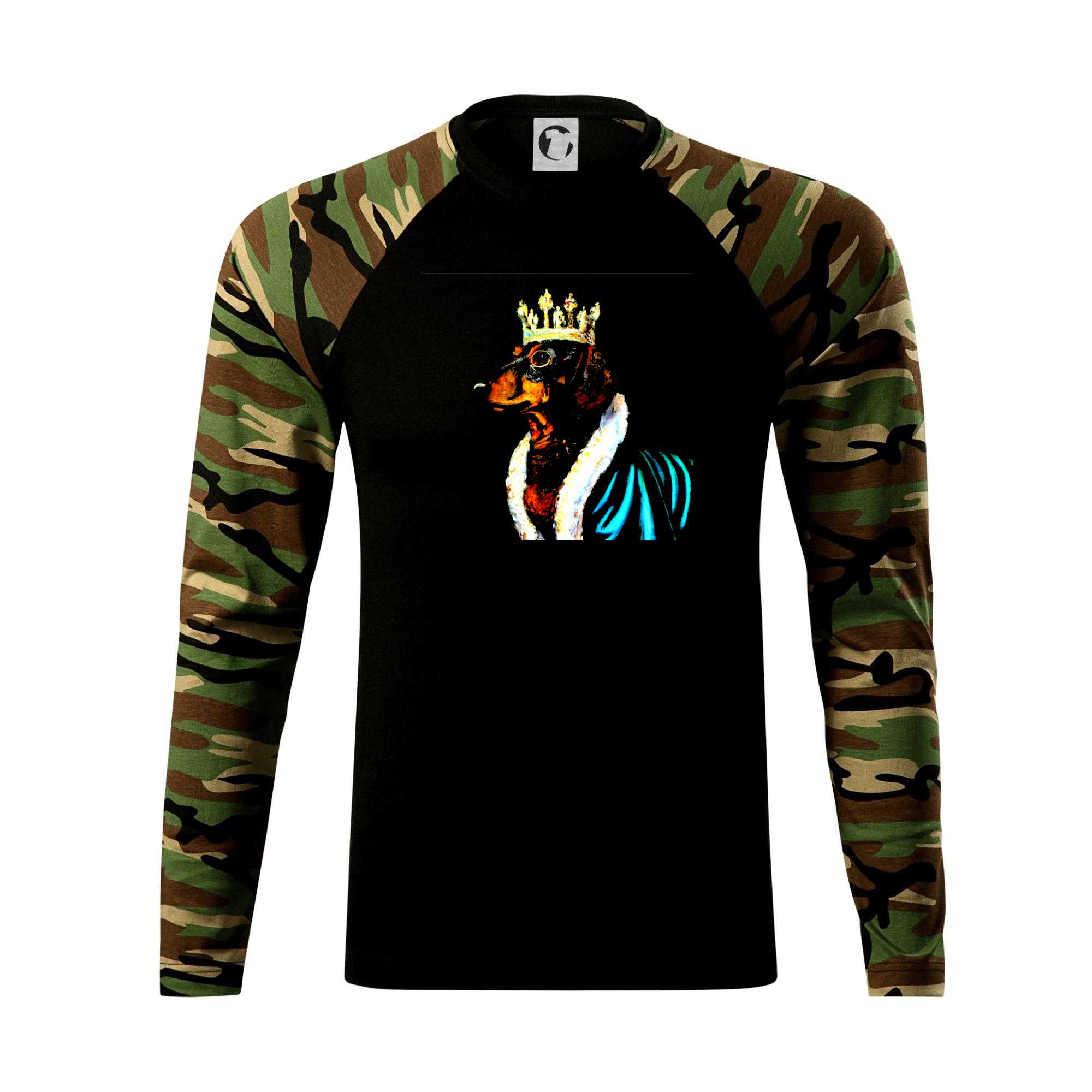 Jezevčík král - olejová malba - Camouflage LS