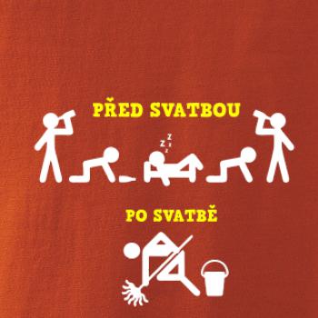 Před a po - svatba párty