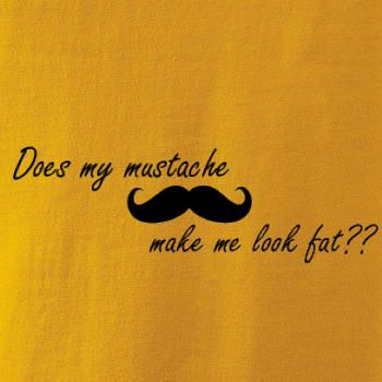 Mustache-does my mustache make me look fat?