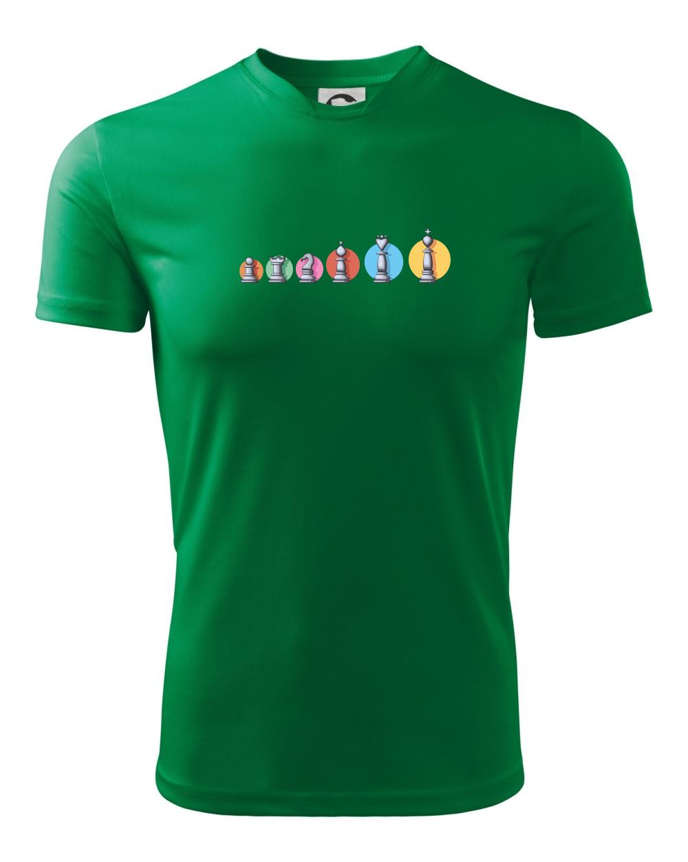 Šachy v řadě barevné