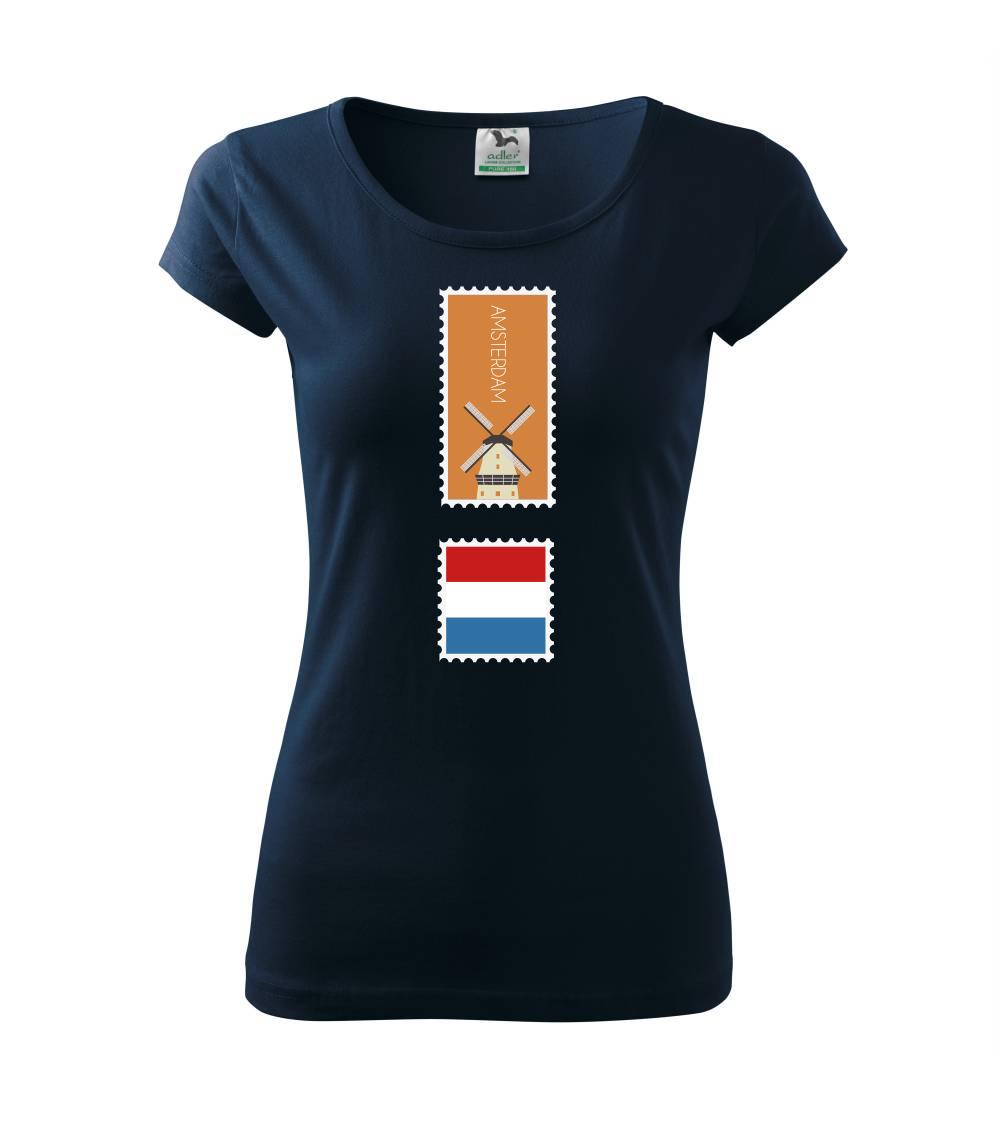 Amsterdam známka barevná