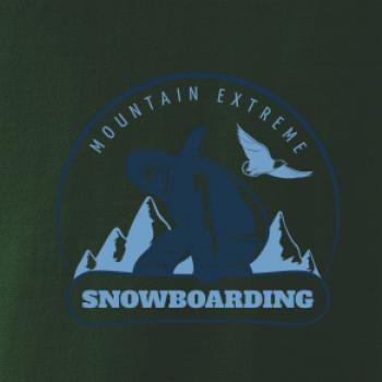 Mountain extreme snowboarding kulaté