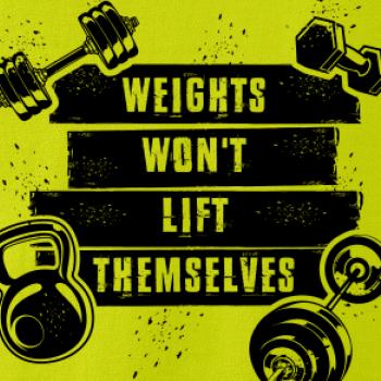 Weights wont lift themselfs