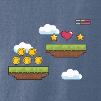 Gamer - stará hra - mince a mraky