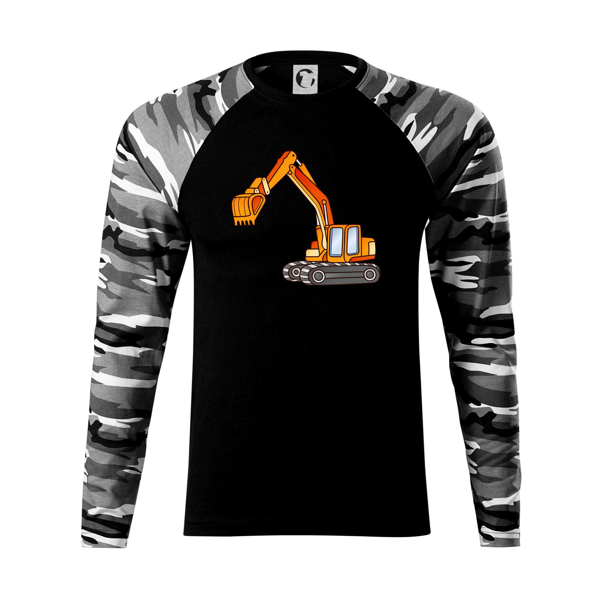 Bagr bez nápisu oranžový - Camouflage LS