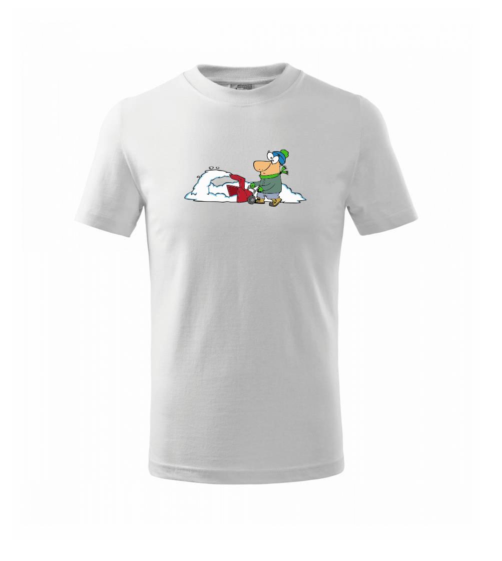 Frézování sněhu kreslené