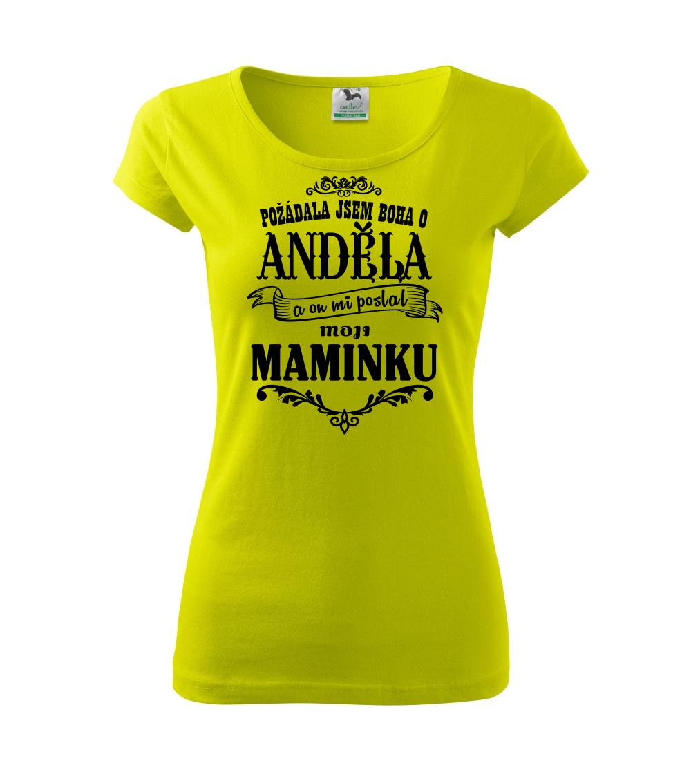 Požádal - a jsem boha o anděla a on mi poslal moji maminku