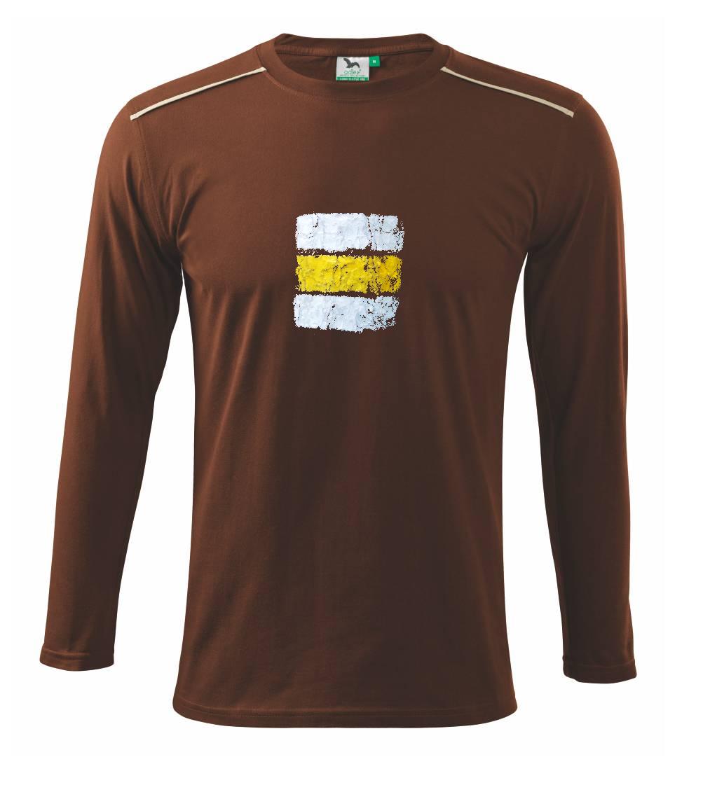 Turistická značka - žlutá - Triko s dlouhým rukávem Long Sleeve