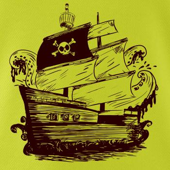 Pirátská loď malovaná