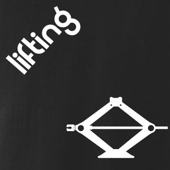 Lifting nápis šikmo