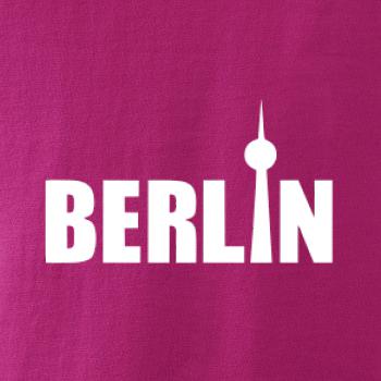 Berlin nápis věž Berliner Fernsehturm Berlin nápis věž Berliner Fernsehturm