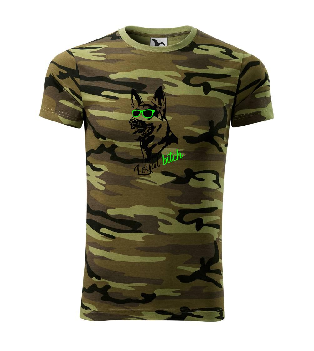Německý ovčák - loyal bitch - Army CAMOUFLAGE
