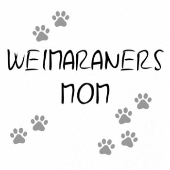 Weimaraners mom (Výmarský ohař)  (Reflexní tlapky)