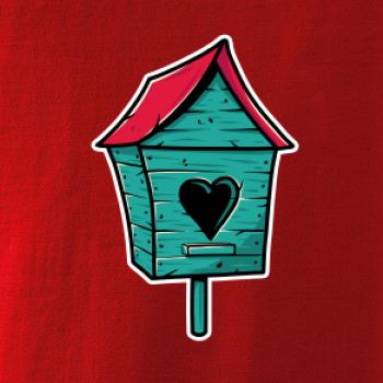 Barevná budka pro ptáky