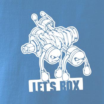 Lets Box nápis