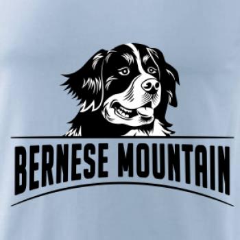 Bernese mountain - hlava a nápis