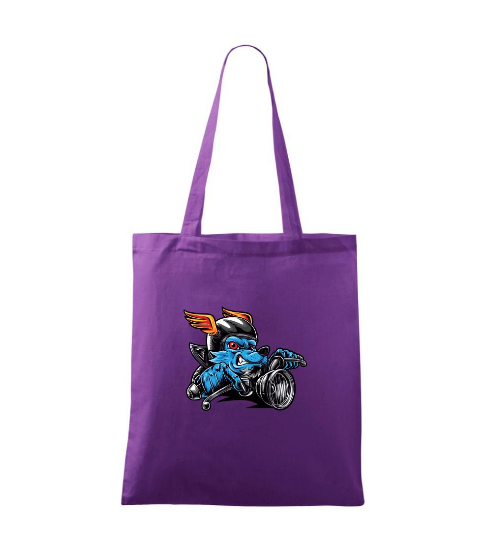 Motorkář vlk Motorkář vlk
