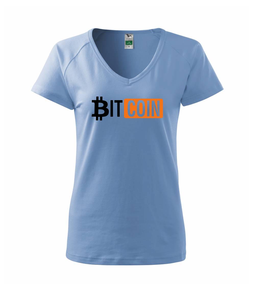 Bitcoin nápis Bitcoin nápis