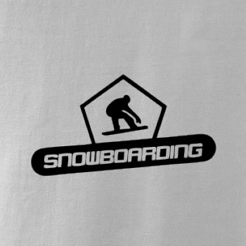 Snowboarding nápis logo