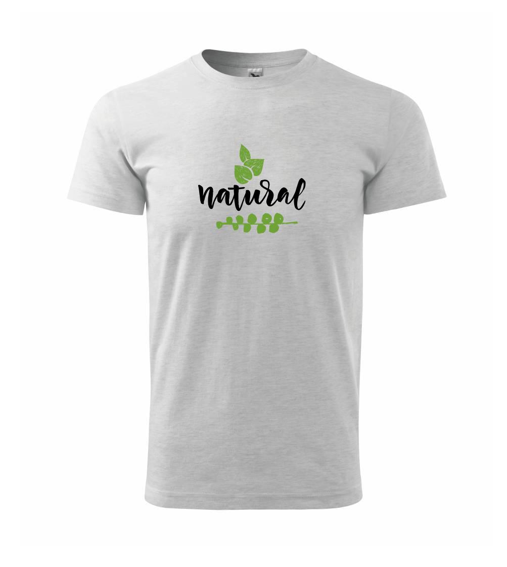Natural - nápis v listech Natural - nápis v listech
