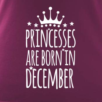 Princesses are born in December