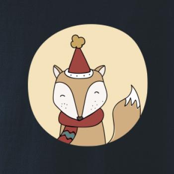 Vánoční liška v kolečku