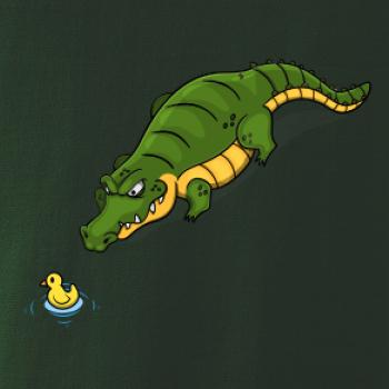 Krokodýl zelený s kačenkou