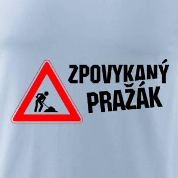 Zpovykaný Pražák - práce na silnici