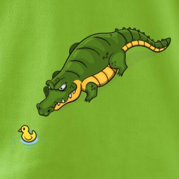 Krokodýl zelený s kačenkou