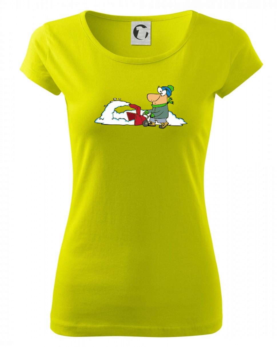 Frézování sněhu kreslené