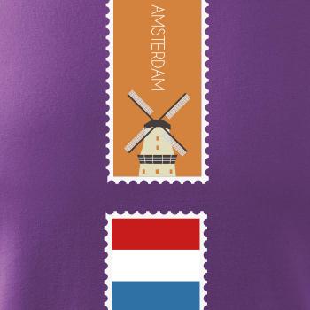 Amsterdam známka barevná