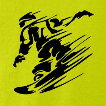 Rychlý snowboardista