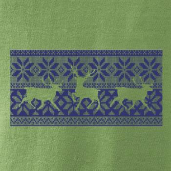 Jelen ve vánočním vzoru