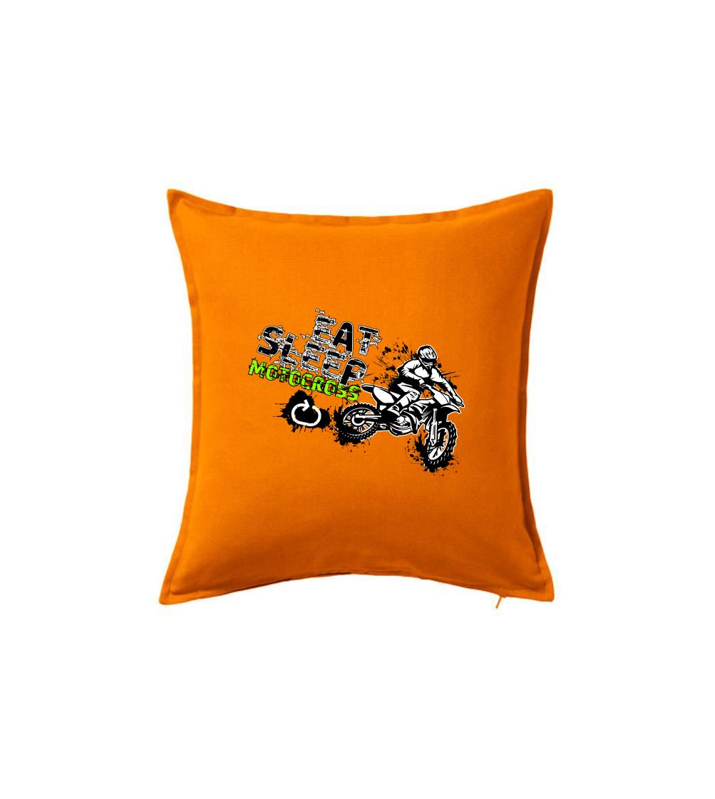 Eat Sleep Motocross - Polštář 50x50