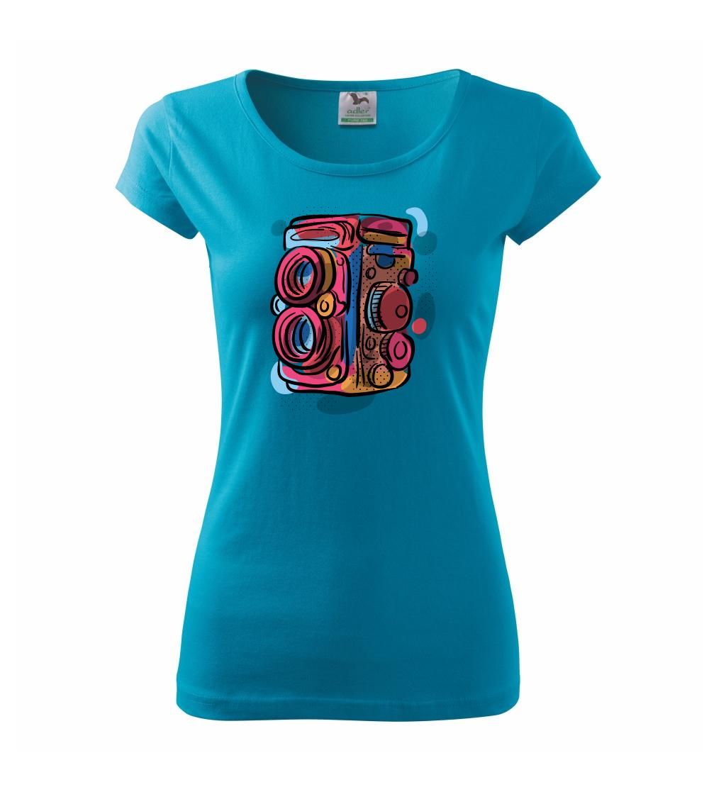 Foťák barevný - dvě čočky