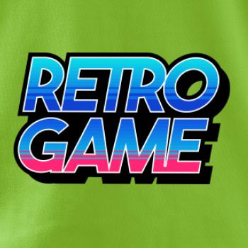 Retro game nápis barevný