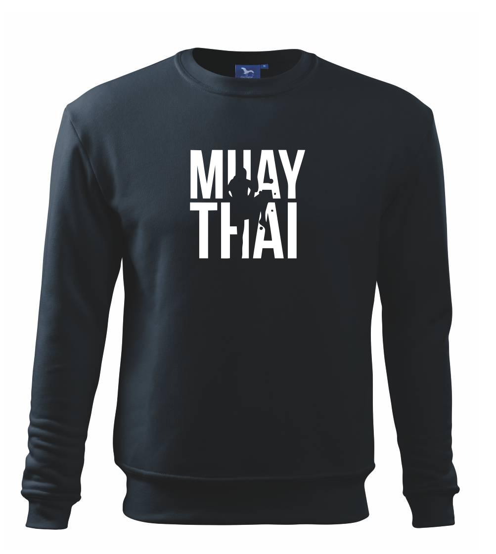 Nápis Muay Thai - Mikina Essential dětská
