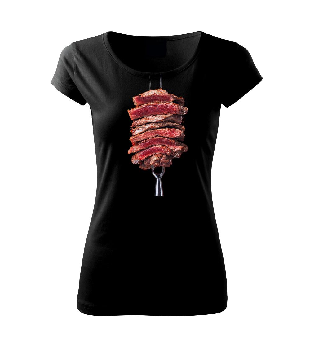 Steak vidlička - Pure dámské triko