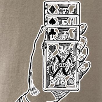 Poker ruka s kartama