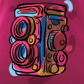 Foťák barevný - dvě čočky