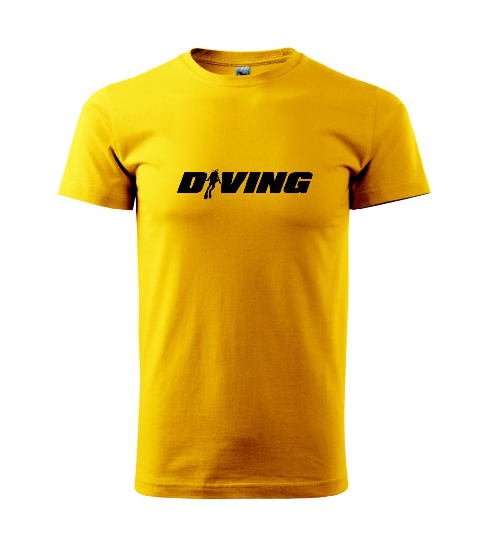 Diving nápis potápěč Diving nápis potápěč