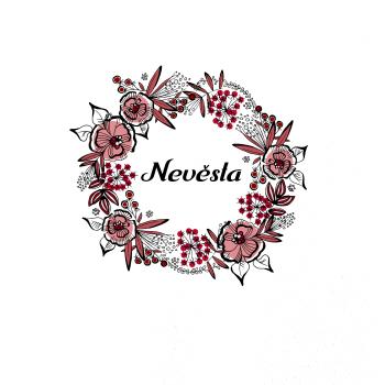 Ženích a nevěsta - květinový věneček (Pecka design)