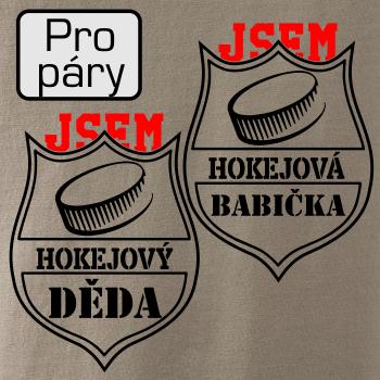 Hokejový děda / hokejová babička - puk Hokejový děda / hokejová babička - puk