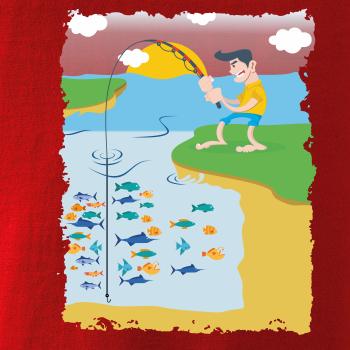 Rybář který má smůlu barevný