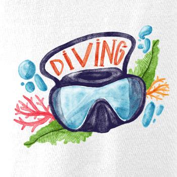 Diving obrázek kreslený