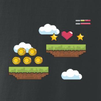 Gamer - stará hra - mince a mraky