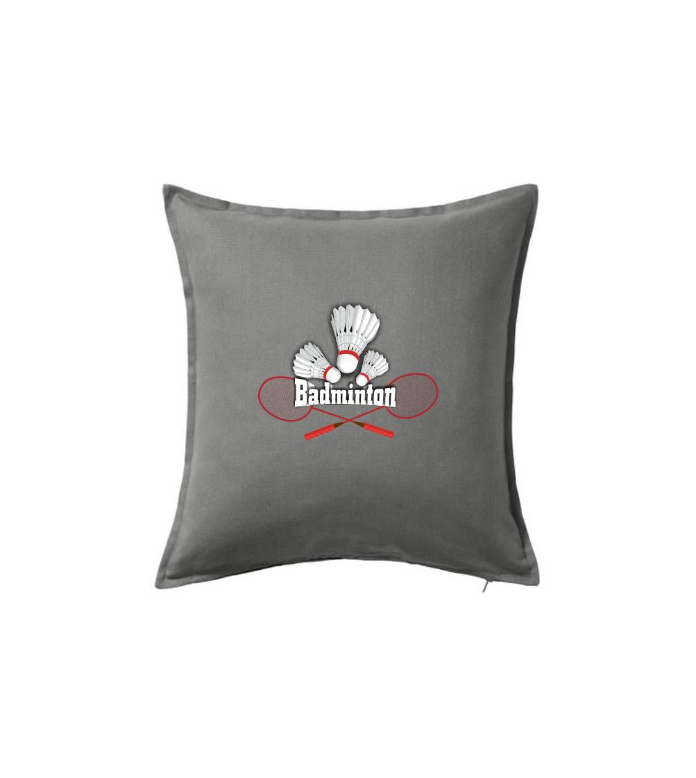 Badminton - nápis s košíky