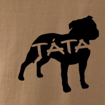 Stafordširský bullteriér táta obrys