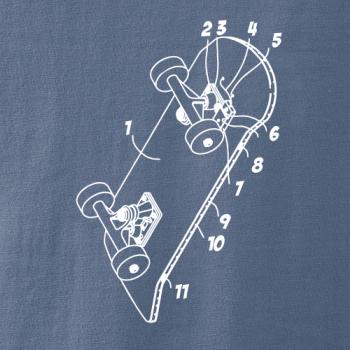 Skateboard nákres prkna